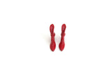 Vintage 1:12 Miniature Dollhouse Red Ladies' Boots