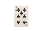 Vintage Set of 3 Silhouette-Themed Playing Cards