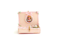 Artisan-Made Vintage 1:12 Miniature Dollhouse Ballerina Keepsake Box