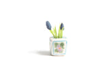 Vintage 1:12 Miniature Dollhouse Grape Hyacinth Potted Plant