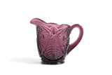 Vintage Large Amethyst Purple Pressed Glass Creamer