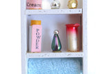 Vintage 1:12 Miniature Dollhouse White Wooden Nursery Wall Shelf
