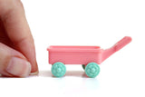 Vintage Fisher Price Precious Places Pink Plastic Wagon