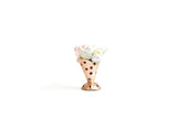 Vintage Petite Princess Dollhouse Miniature Vase & Flowers