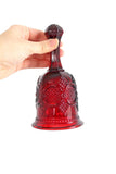 Vintage Avon Red Cranberry Glass Pressed Glass Cape Cod Collection Dinner Bell