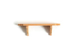 Vintage 1:12 Miniature Dollhouse Wooden Bracket Wall Shelf