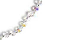 Vintage Aurora Borealis Iridescent Crystal Beaded Necklace