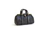 Artisan-Made Vintage Black 1:12 Miniature Dollhouse Purse or Handbag