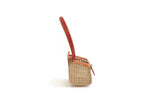 Artisan-Made Vintage 1:12 Miniature Dollhouse Wicker Creel or Fishing Basket