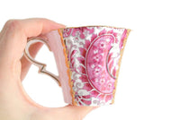 Vintage Royal Standard China Pink & Gold Floral Porcelain Teacup & Saucer Set