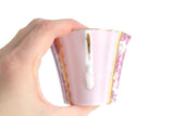 Vintage Royal Standard China Pink & Gold Floral Porcelain Teacup & Saucer Set