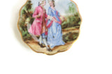 Vintage 1:12 Miniature Porcelain Fragonard Plate Collectible