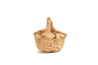 Vintage 1:12 Miniature Dollhouse Wicker Basket