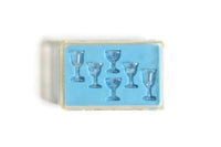 New Vintage 1:12 Miniature Dollhouse Chrysnbon Set of Wine Glasses