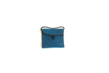 Vintage 1:12 Miniature Dollhouse Blue Purse or Handbag