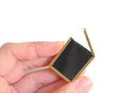 Vintage 1:12 Miniature Dollhouse Brass Shadow Box Frame
