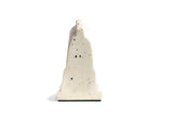 Vintage White Speckled Ceramic Horse Head Bookend