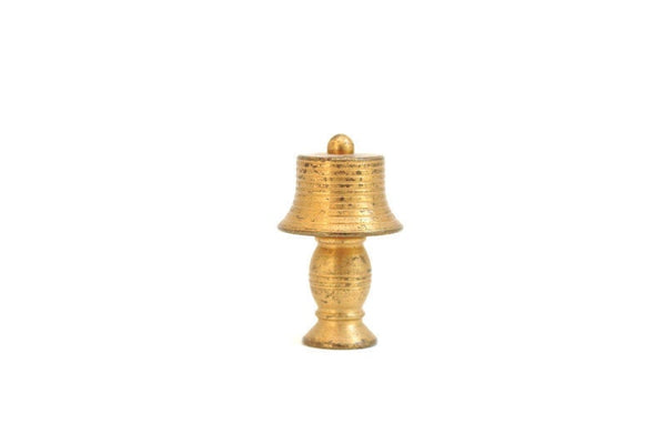 Vintage Brass Miniature Dollhouse Table Lamp