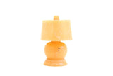 Vintage 1:12 Miniature Dollhouse Beige Marbled Plastic Table Lamp