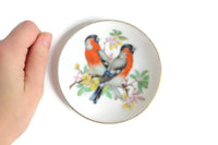 Vintage Orange Bird Porcelain Ring Dish