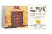 Vintage 1:12 Miniature Dollhouse Chippendale Dresser Kit by House of Miniatures