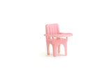 Vintage Half Scale Pink Plastic 1:24 Miniature Dollhouse Potty Chair