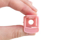 Vintage Half Scale Pink Plastic 1:24 Miniature Dollhouse Potty Chair