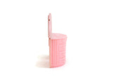 Vintage 1:12 Miniature Dollhouse Pink Plastic Vanity by Plasco