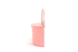 Vintage 1:12 Miniature Dollhouse Pink Plastic Vanity by Plasco