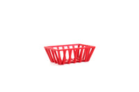 Vintage 1:12 Miniature Dollhouse Red Plastic Basket