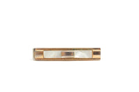 Vintage Abalone Pearl & Gold Tie Clip