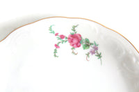Vintage Royal Kent China Pink Rose Porcelain Bowl or Ring Dish
