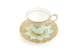 Vintage Mint Green & Gold Paragon China Porcelain Demitasse Teacup