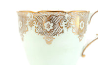 Vintage Mint Green & Gold Paragon China Porcelain Demitasse Teacup