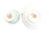 Vintage Mint Green & Gold Paragon China Porcelain Demitasse Teacup