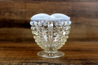 Vintage Fenton White Opalescent Moonstone Hobnail Glass Creamer