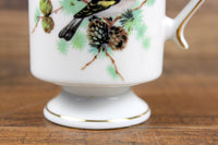 Vintage Royal Crown Ceramic Footed Bird Mug