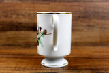 Vintage Royal Crown Ceramic Footed Bird Mug