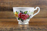 Vintage Hamilton China Pink & Yellow Floral Pattern Teacup