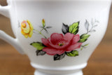 Vintage Hamilton China Pink & Yellow Floral Pattern Teacup