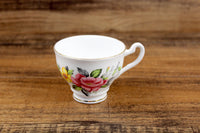 Vintage Hamilton China Pink & Yellow Floral Pattern Teacup