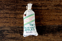 Vintage 1:12 Miniature Dollhouse Bag of Apples