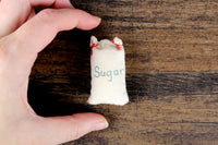 Vintage 1:12 Miniature Dollhouse Sack of Sugar