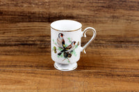 Vintage Royal Crown Ceramic Footed Bird Mug