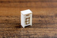 Vintage Micro Mini 1:48 Dollhouse Side Table, End Table or Cabinet