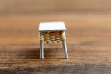 Artisan-Made Vintage Half Scale 1:24 Miniature Dollhouse End Table or Side Table