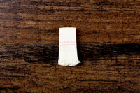 Vintage 1:12 Miniature Dollhouse White & Pink Towel