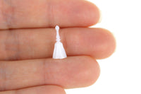 Vintage 1:12 Miniature Dollhouse White Dinner Bell by Chrysnbon