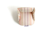 Vintage 1:12 Miniature Dollhouse Pink & Purple Striped Chair