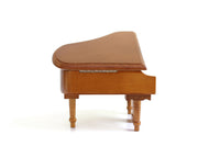 Vintage 1:12 Miniature Dollhouse Wooden Grand Piano